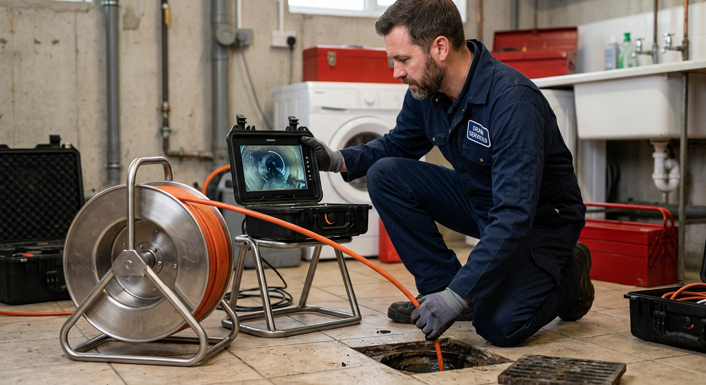 Inspection caméra endoscopique de canalisation à Saint-Denis
